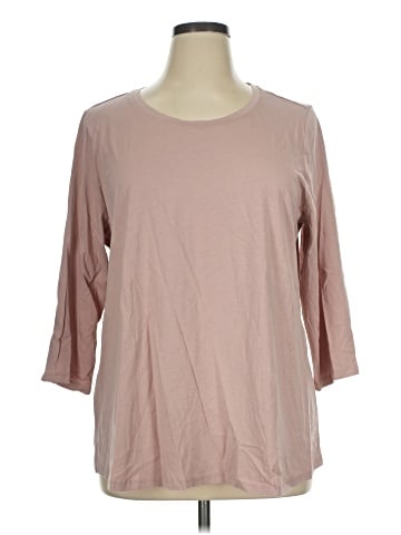 LOGO by Lori Goldstein 3/4 Sleeve T-Shirt (view 1)