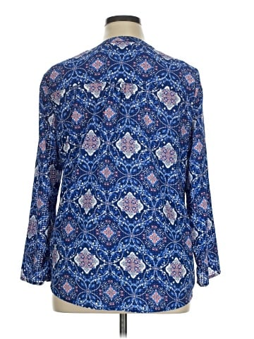 Notations 3/4 Sleeve Blouse (view 2)