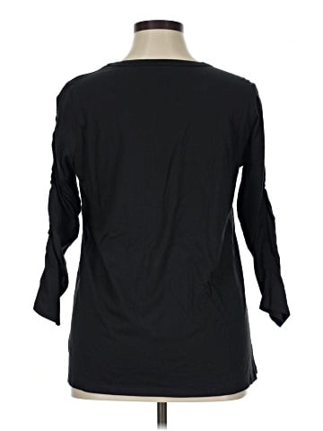 LOGO by Lori Goldstein 3/4 Sleeve T-Shirt (view 1)