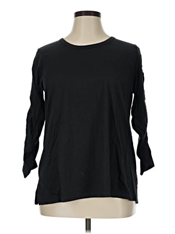 LOGO by Lori Goldstein 3/4 Sleeve T-Shirt (view 2)