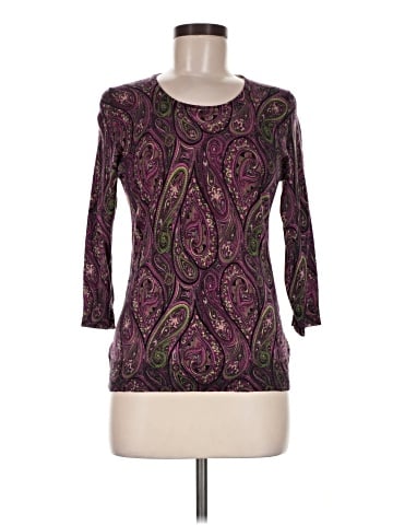 Lord & Taylor 3/4 Sleeve T-Shirt (view 1)