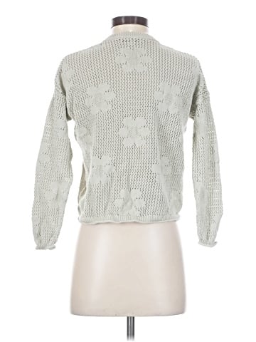 Madewell Floral Open-Stitch Cardigan Sweater (view 2)