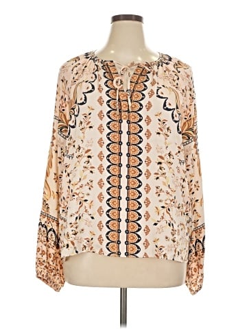 Maison d' Amelie Long Sleeve Blouse (view 1)