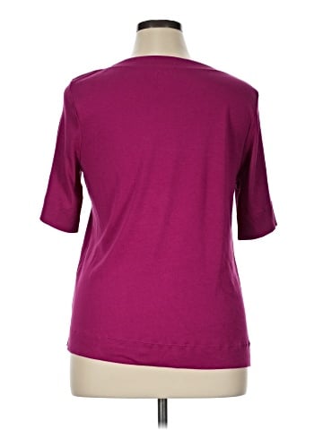 Chico's 3/4 Sleeve T-Shirt (view 2)