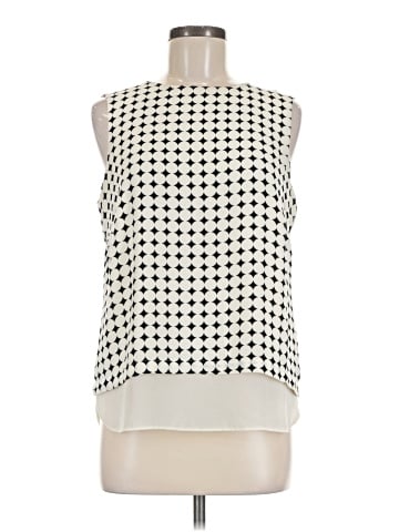 Rose + Olive Sleeveless Blouse (view 1)