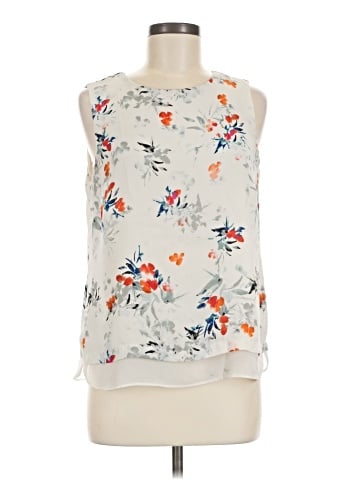 Rose + Olive Sleeveless Blouse (view 1)