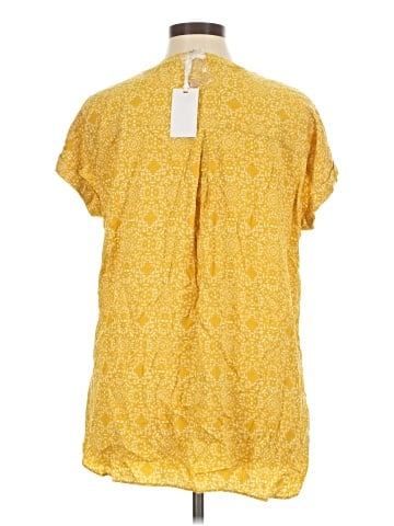 Rose + Olive Short Sleeve Henley (view 2)