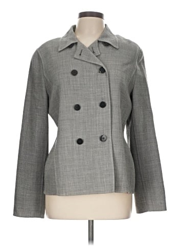 Linda Allard Ellen Tracy Wool Coat (view 1)