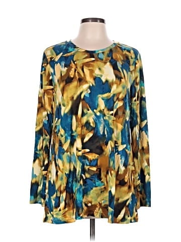 LOGO by Lori Goldstein Long Sleeve Blouse (view 1)