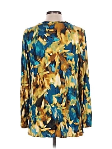 LOGO by Lori Goldstein Long Sleeve Blouse (view 2)