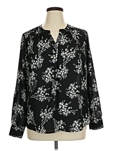 Simply Vera Vera Wang Long Sleeve Blouse (view 1)