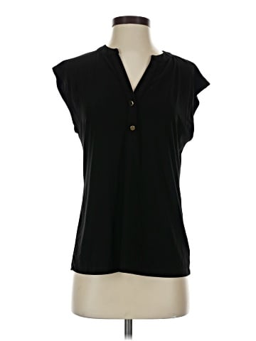 Anne Klein Sleeveless Button-Down Shirt (view 1)