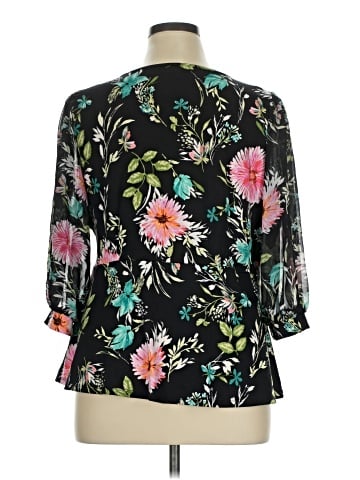 Perseption Concept 3/4 Sleeve Blouse (view 2)