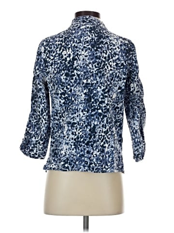 Gloria Vanderbilt 3/4 Sleeve Button-Down Shirt (view 2)