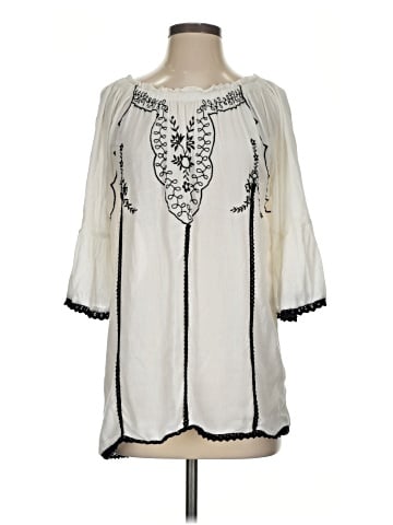 Monroe and Main 3/4 Sleeve Blouse (view 1)