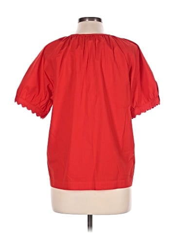 J.Crew Collection Short Sleeve Blouse (view 2)