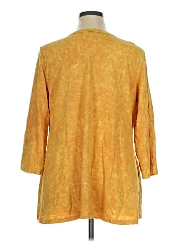 LOGO by Lori Goldstein 3/4 Sleeve Top (view 2)