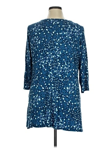 LOGO by Lori Goldstein 3/4 Sleeve Blouse (view 2)