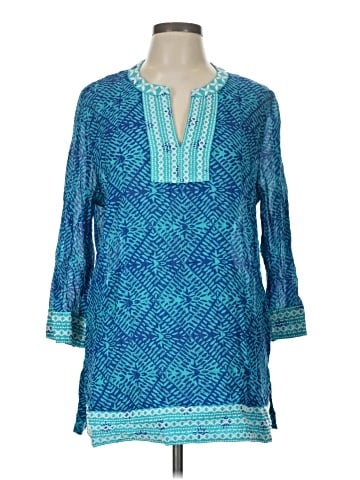 Sigrid Olsen 3/4 Sleeve Blouse (view 1)
