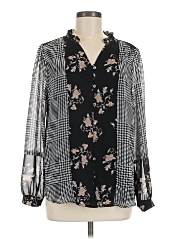 Calvin Klein Long Sleeve Blouse (view 1)