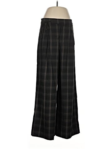Madewell Harlow Side-Tie Wide-Leg Pants in Plaid (view 1)