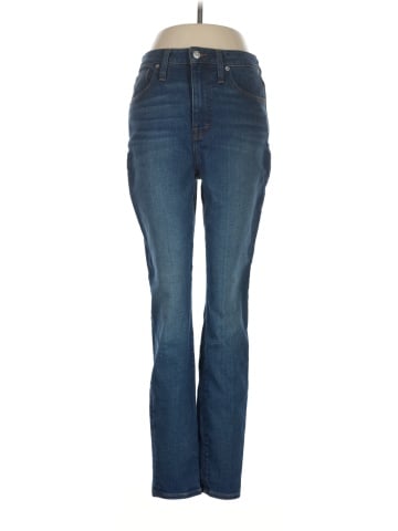 Madewell Curvy 10" High-Rise Skinny Jeans in Alabara Wash (view 1)
