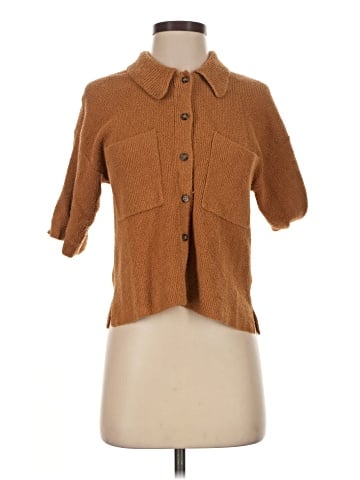 Madewell Holmden Button-Front Polo Sweater (view 1)