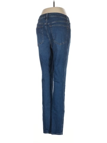 Madewell Tall Curvy 10" High-Rise Roadtripper Authentic Skinny Jeans in Faulkner Wash (view 2)