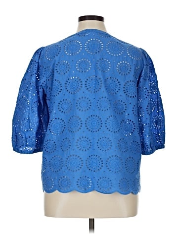 On 34th 3/4 Sleeve Blouse (view 2)