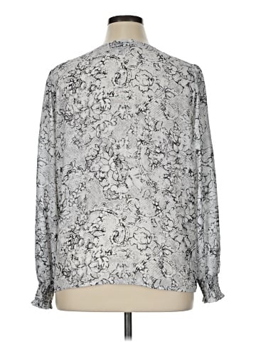 Worthington Long Sleeve Blouse (view 2)
