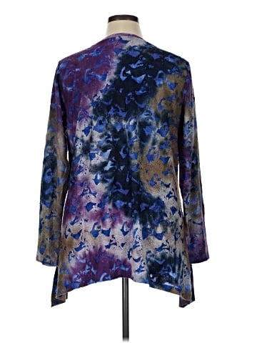LOGO by Lori Goldstein 3/4 Sleeve Blouse (view 2)