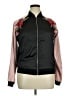 Unbranded 100% Polyester Floral Black Track Jacket Size XL - photo 1