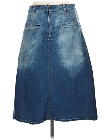 Pilcro and the Letterpress Denim Skirt (view 2)