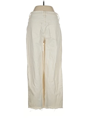 Madewell The Perfect Vintage Wide-Leg Crop Jean in Vintage Canvas: Raw-Hem Edition (view 2)