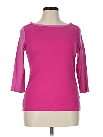 Lauren by Ralph Lauren 3/4 Sleeve T-Shirt (view 1)