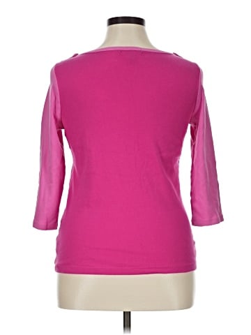 Lauren by Ralph Lauren 3/4 Sleeve T-Shirt (view 2)