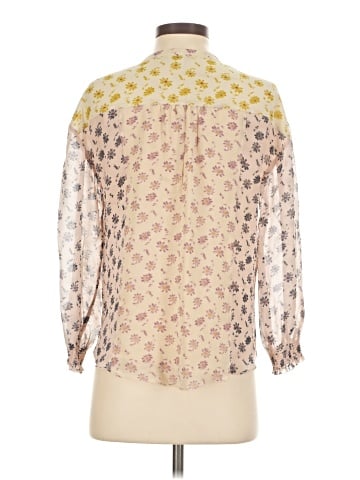 Joie Long Sleeve Silk Top (view 2)