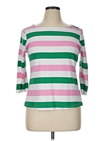 Charter Club 3/4 Sleeve T-Shirt (view 1)