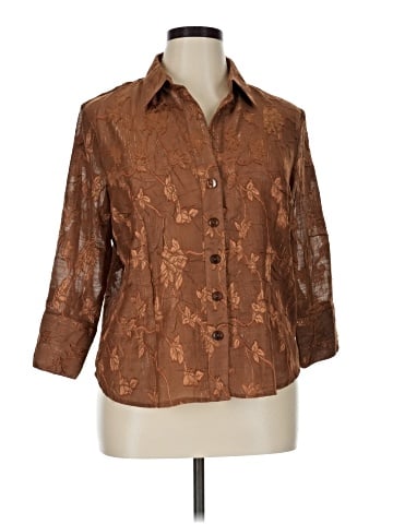 Coldwater Creek 3/4 Sleeve Blouse (view 1)