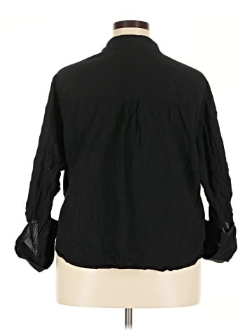 Torrid 3/4 Sleeve Button-Down Shirt (view 2)