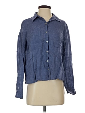Sigrid Olsen Long Sleeve Button-Down Shirt (view 1)