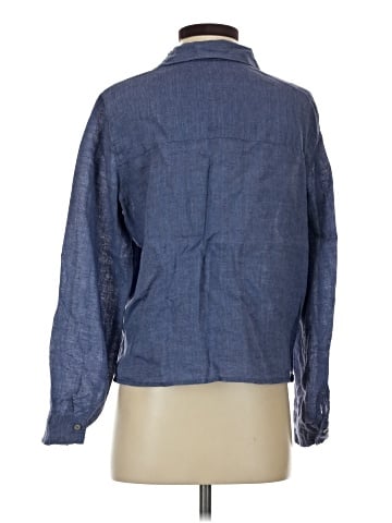 Sigrid Olsen Long Sleeve Button-Down Shirt (view 2)