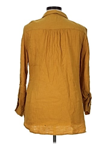 Cato 3/4 Sleeve Button-Down Shirt (view 2)