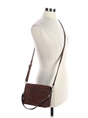 Madewell The Flap Convertible Crossbody Bag: Painted Leopard Calf Hair Edition (view 2)