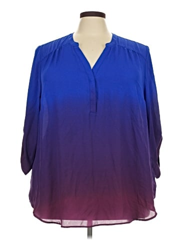 Torrid 3/4 Sleeve Blouse (view 1)