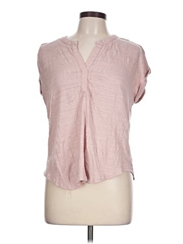 Cable & Gauge Short Sleeve Blouse (view 1)
