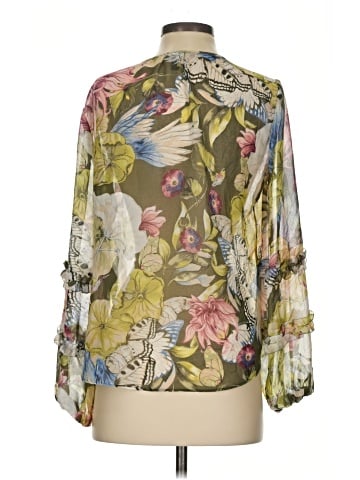 White House Black Market 3/4 Sleeve Blouse (view 2)