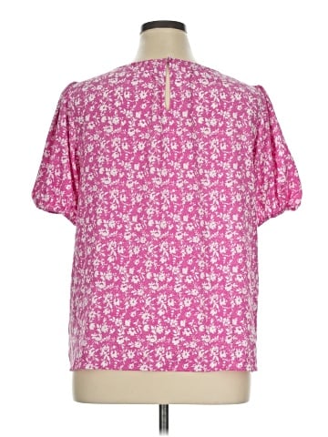 LC Lauren Conrad Short Sleeve Blouse (view 2)