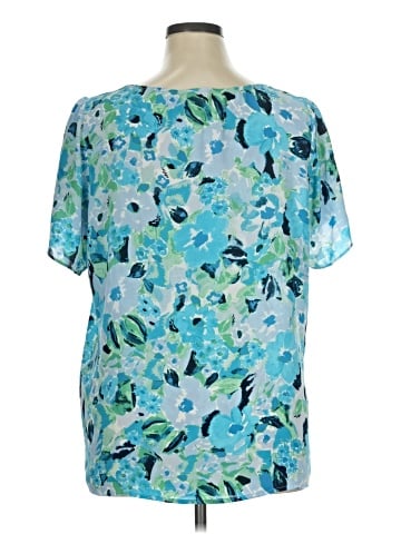 Ann Taylor LOFT Outlet Short Sleeve Blouse (view 2)