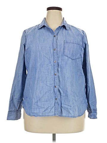 Old Navy Long Sleeve Button-Down Shirt (view 1)
